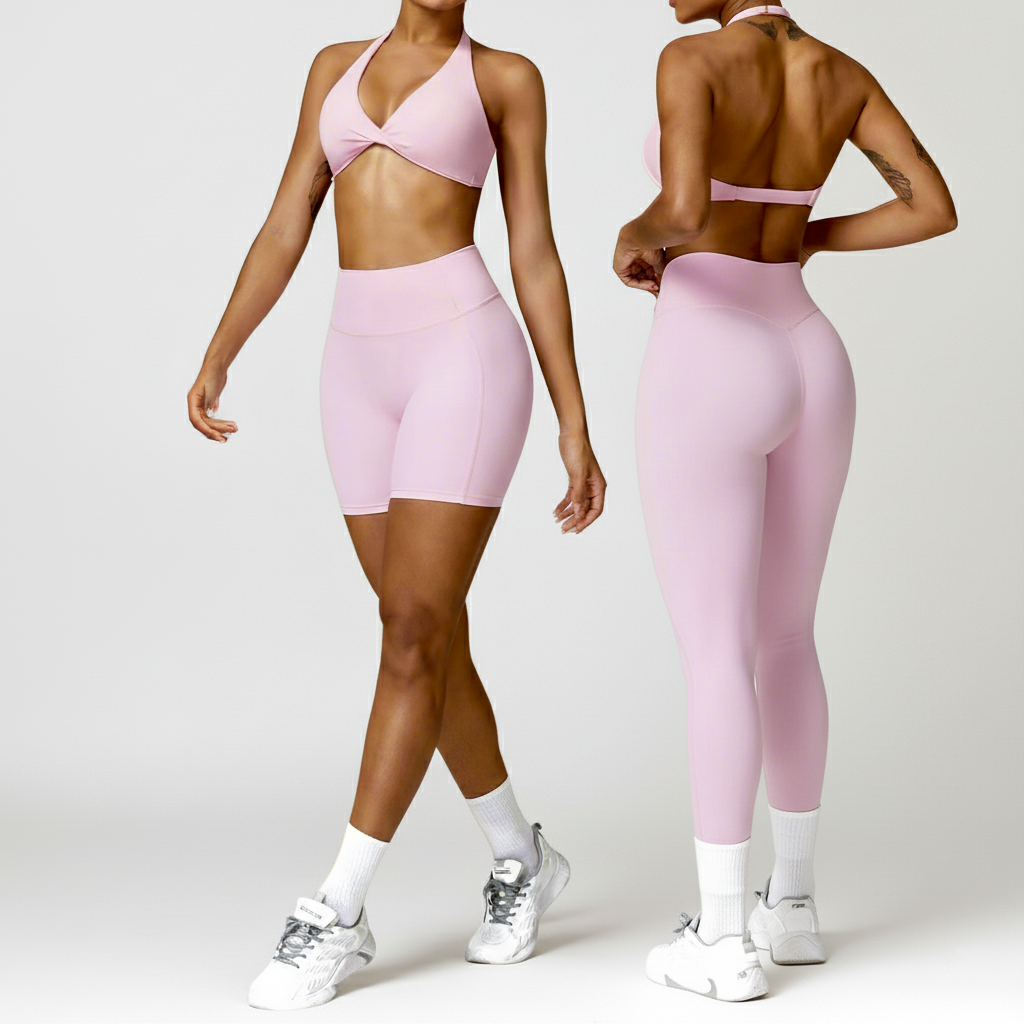 brassière, short et legging