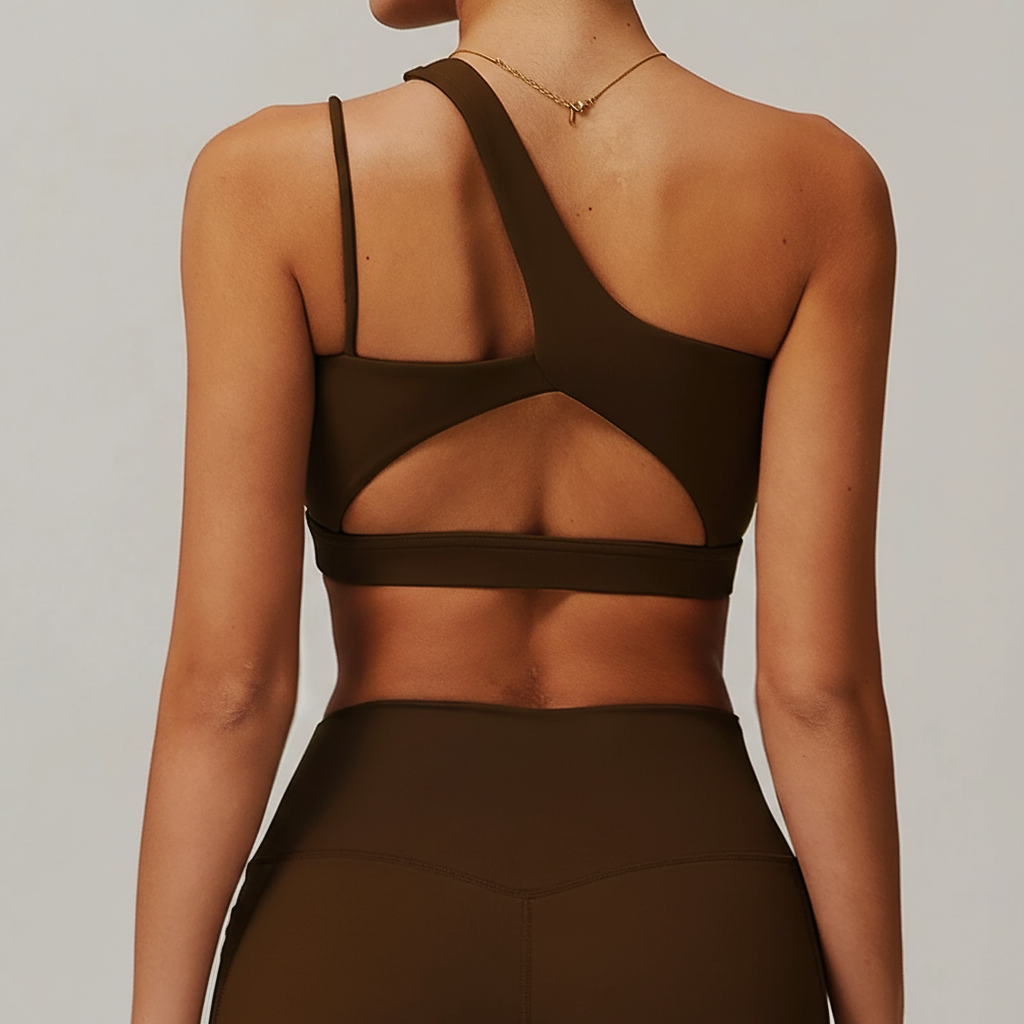 Brassière Sport Une-Epaule à Maintien Optimal