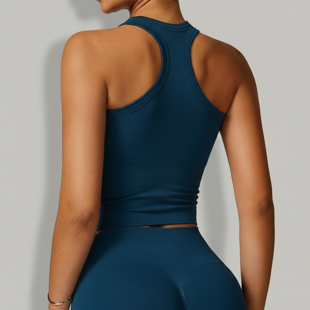 Brassière Longue Seamless à Dos Nageur