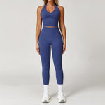 Bra + trousers glazed purple