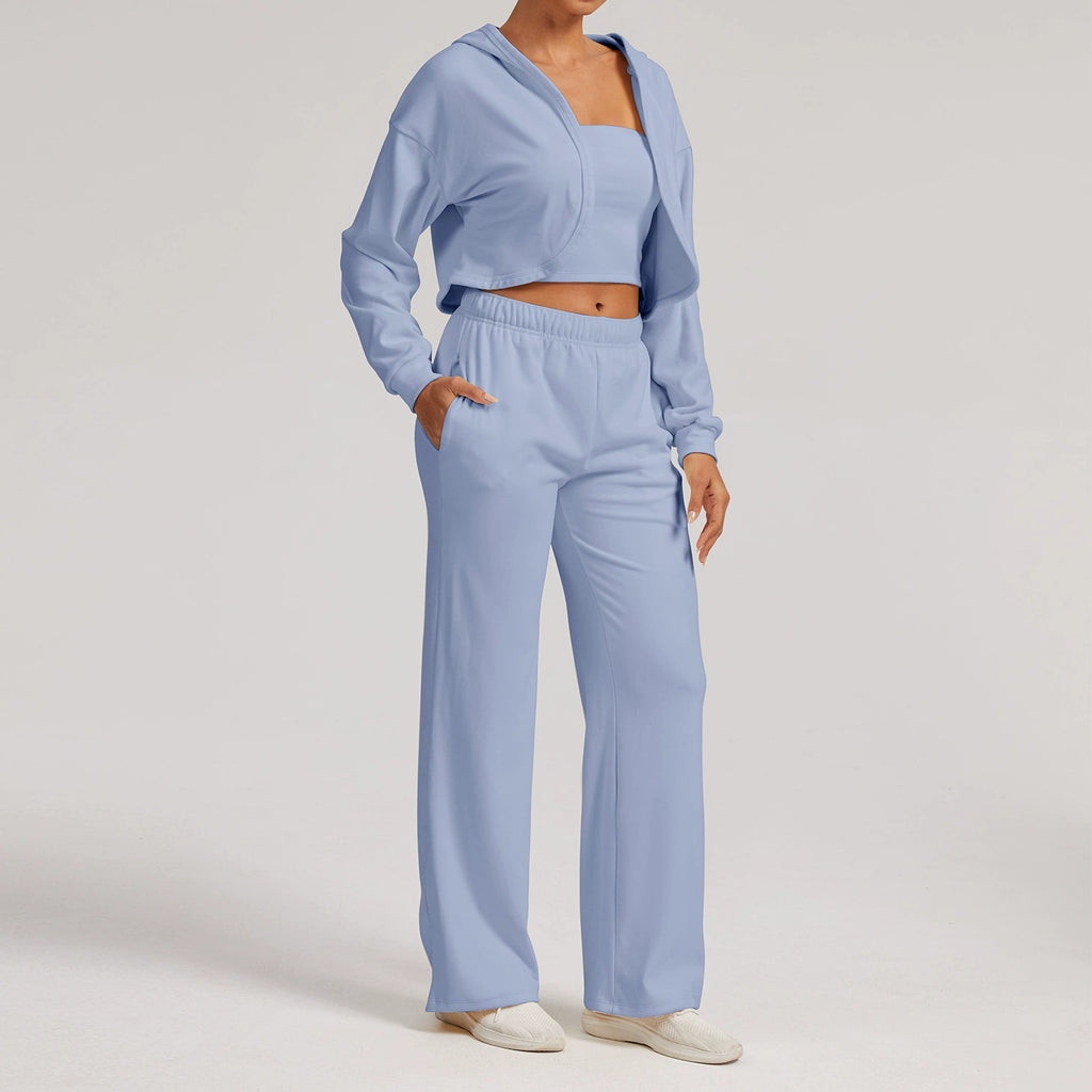 Sweat à Manches Longues en Velours Allemand