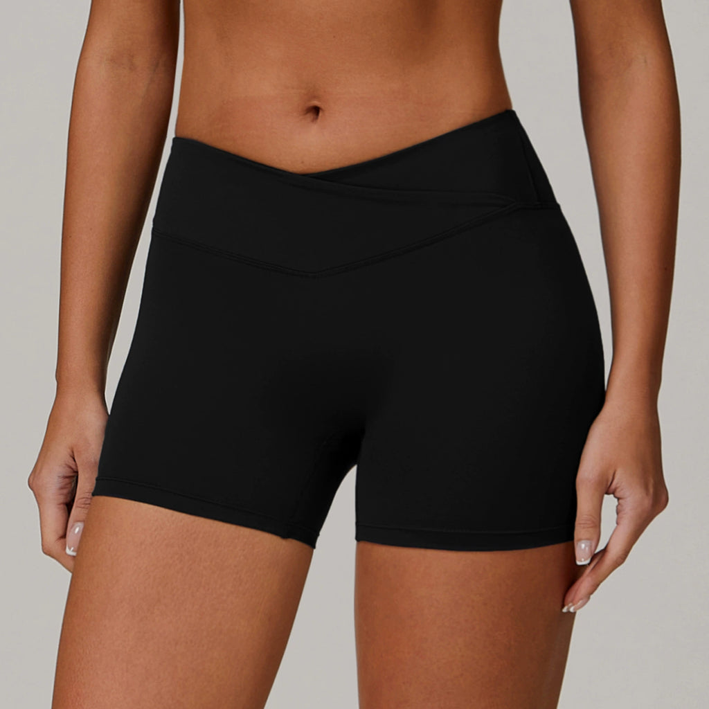Short Taille Haute Croisé Sculptant