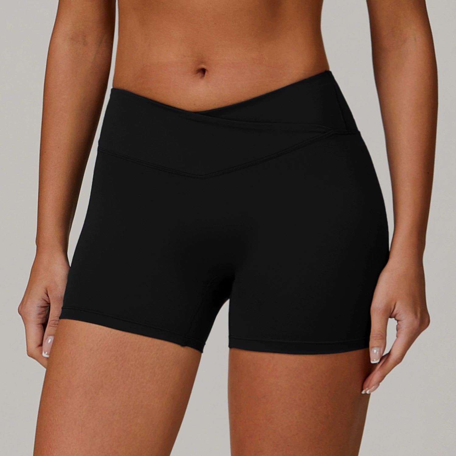 Short Taille Haute Croisé Sculptant