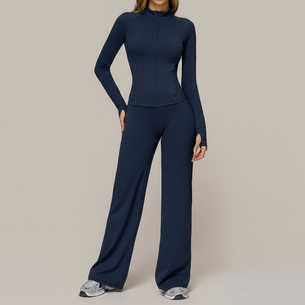 Ensemble Yoga Brushed à Manches Longues