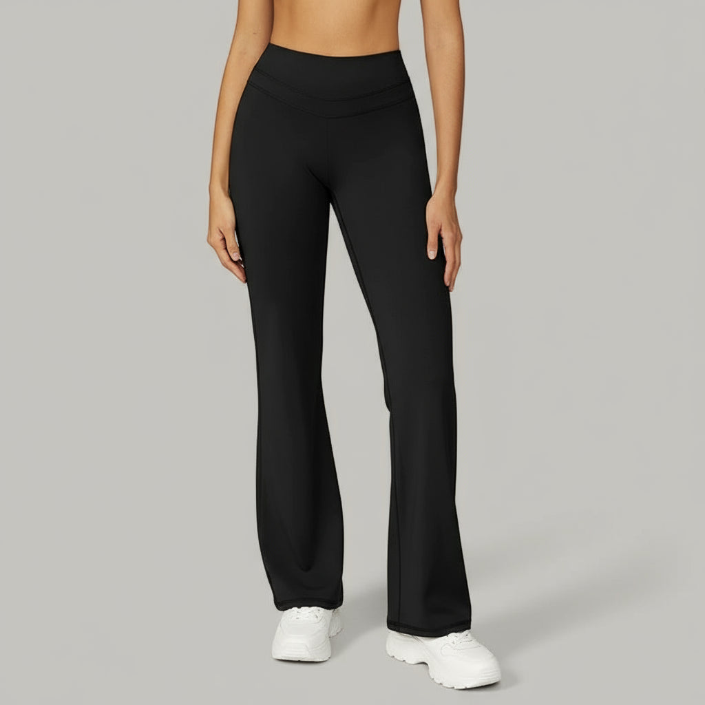 Pantalon Yoga à Jambe Évasée