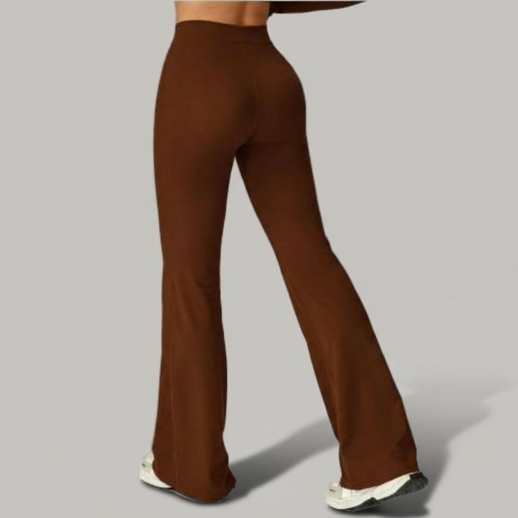 Pantalon de yoga Taille Haute à Jambe Large