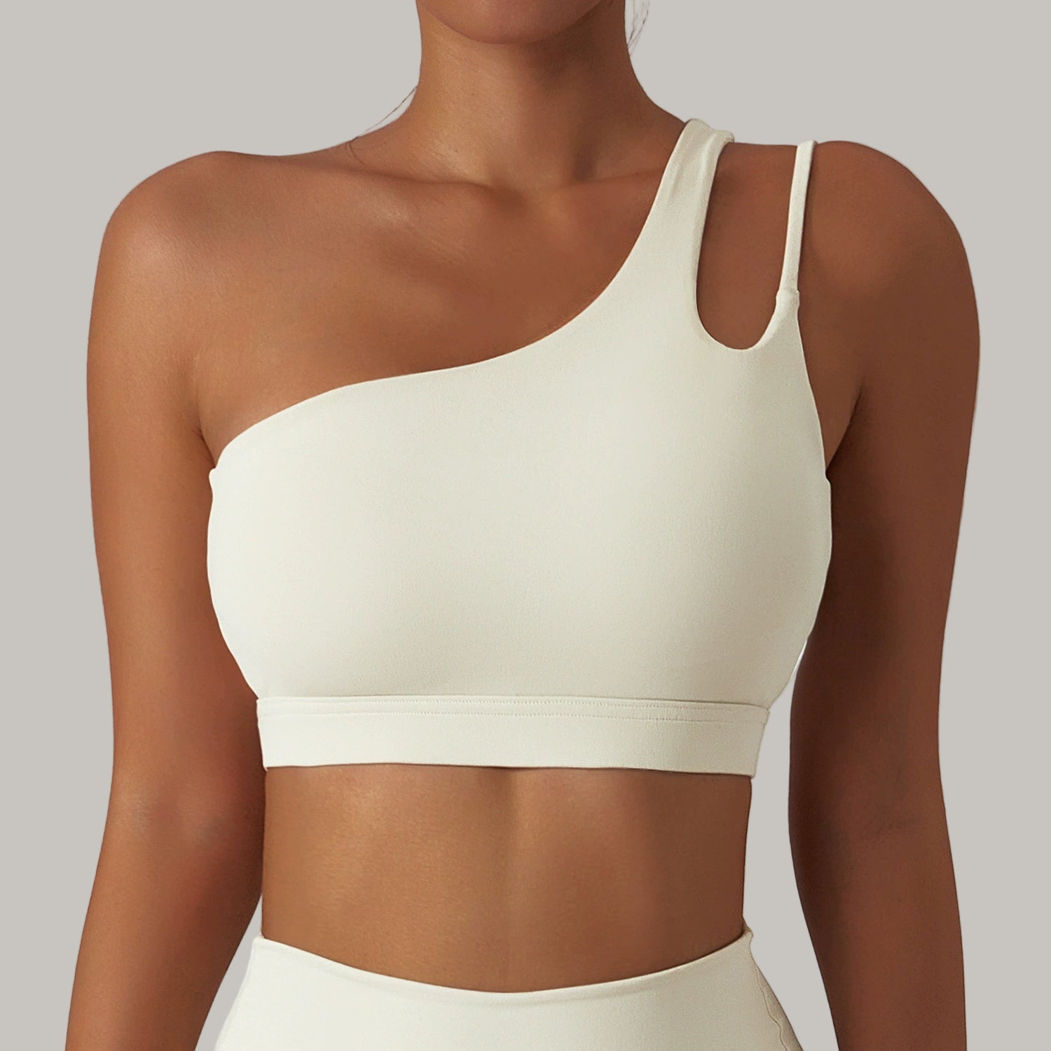 Brassière Sport Une-Epaule à Maintien Optimal