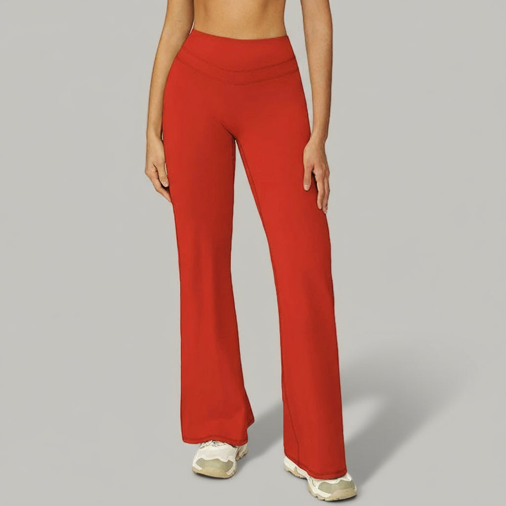 Pantalon Yoga à Jambe Évasée
