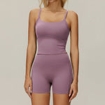 9308 vest + 9308 shorts - medium gray purple