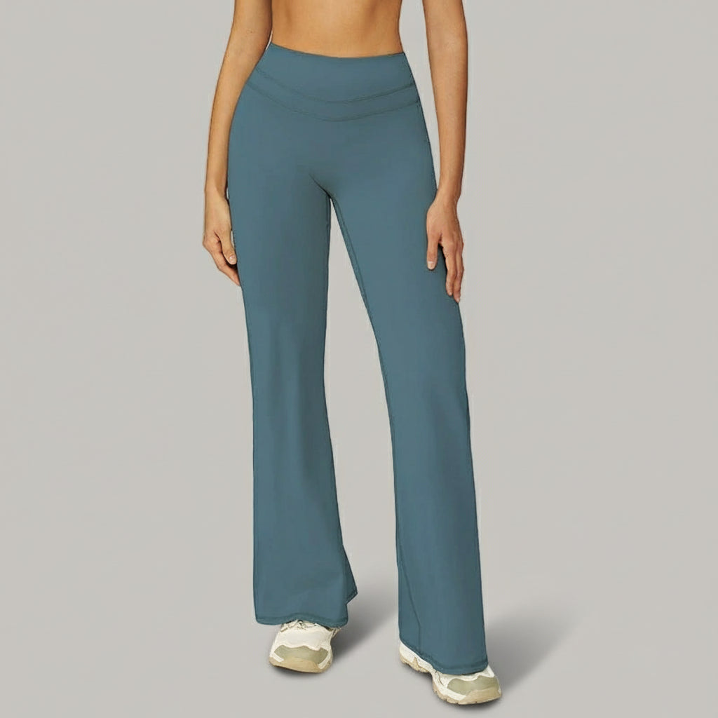 Pantalon Yoga à Jambe Évasée