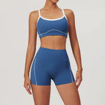 Bra + shorts Night sky blue