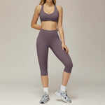 4510-1 bra + 3127 mid-pants - bean paste purple