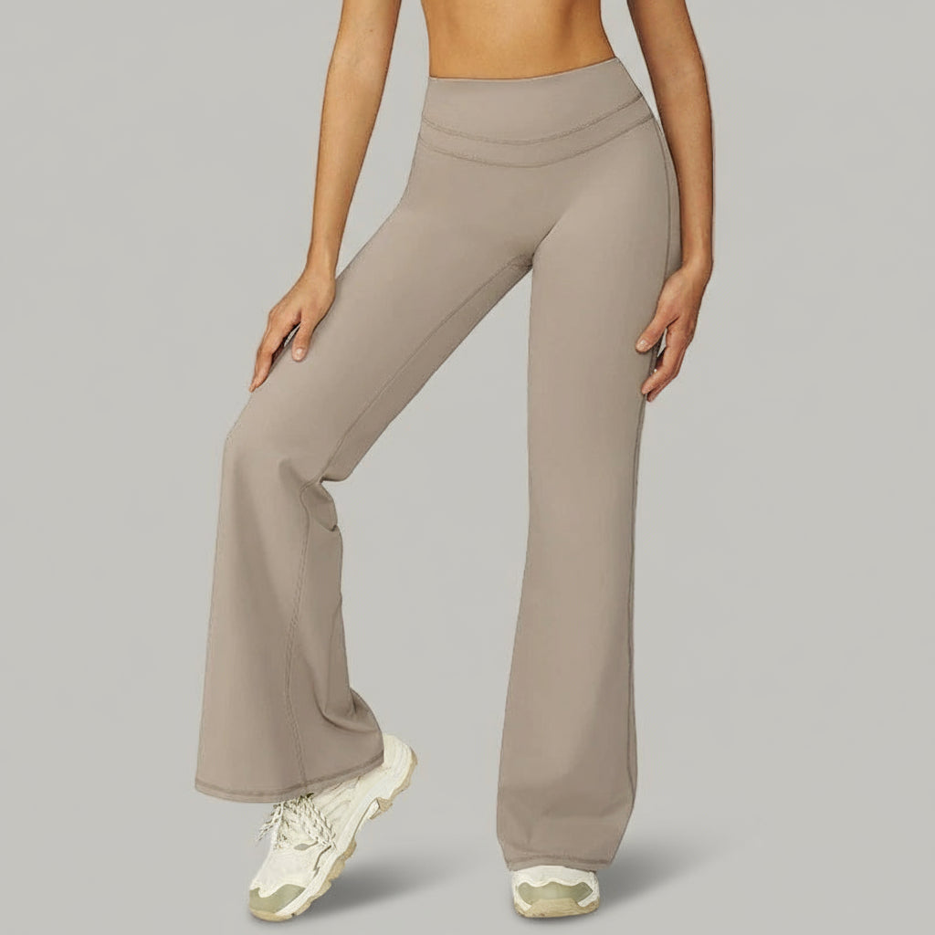 Pantalon Yoga à Jambe Évasée
