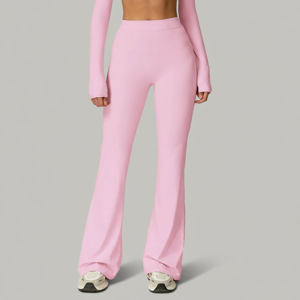 Pantalon de yoga Taille Haute à Jambe Large