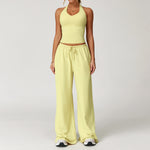 Vest + Trousers - Light Yellow