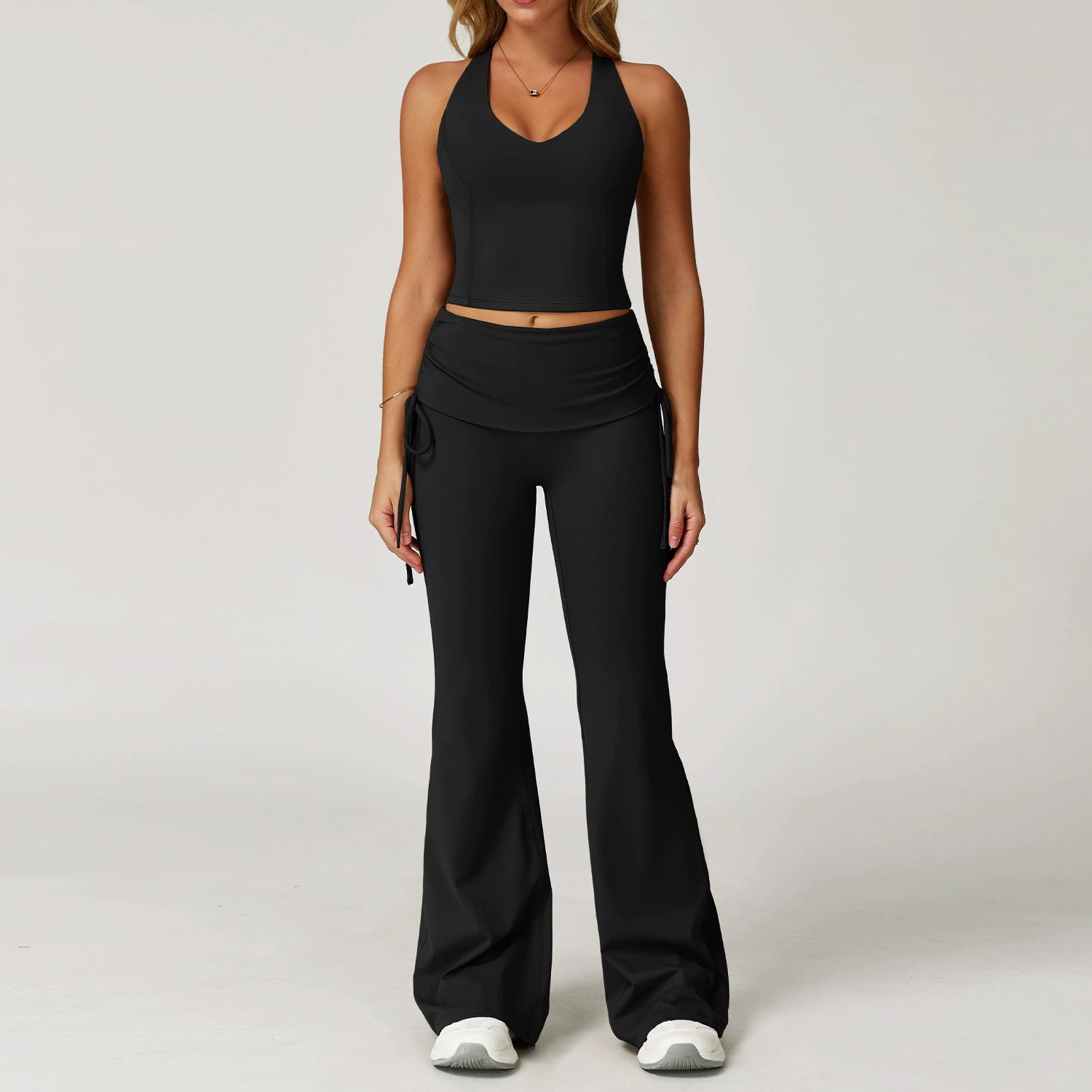 Ensemble Nude Sculptant à Taille Pliée