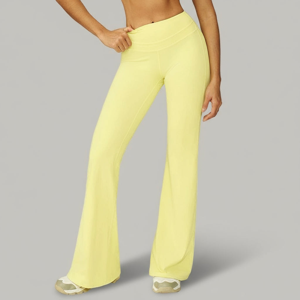 Pantalon Yoga à Jambe Évasée