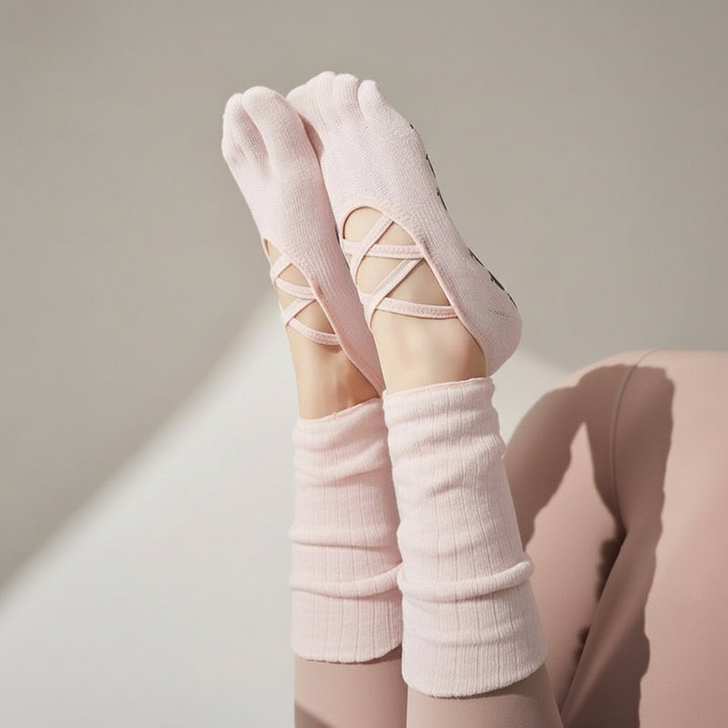 Chaussettes Pilates à Brides Croisées - Douce Soul
