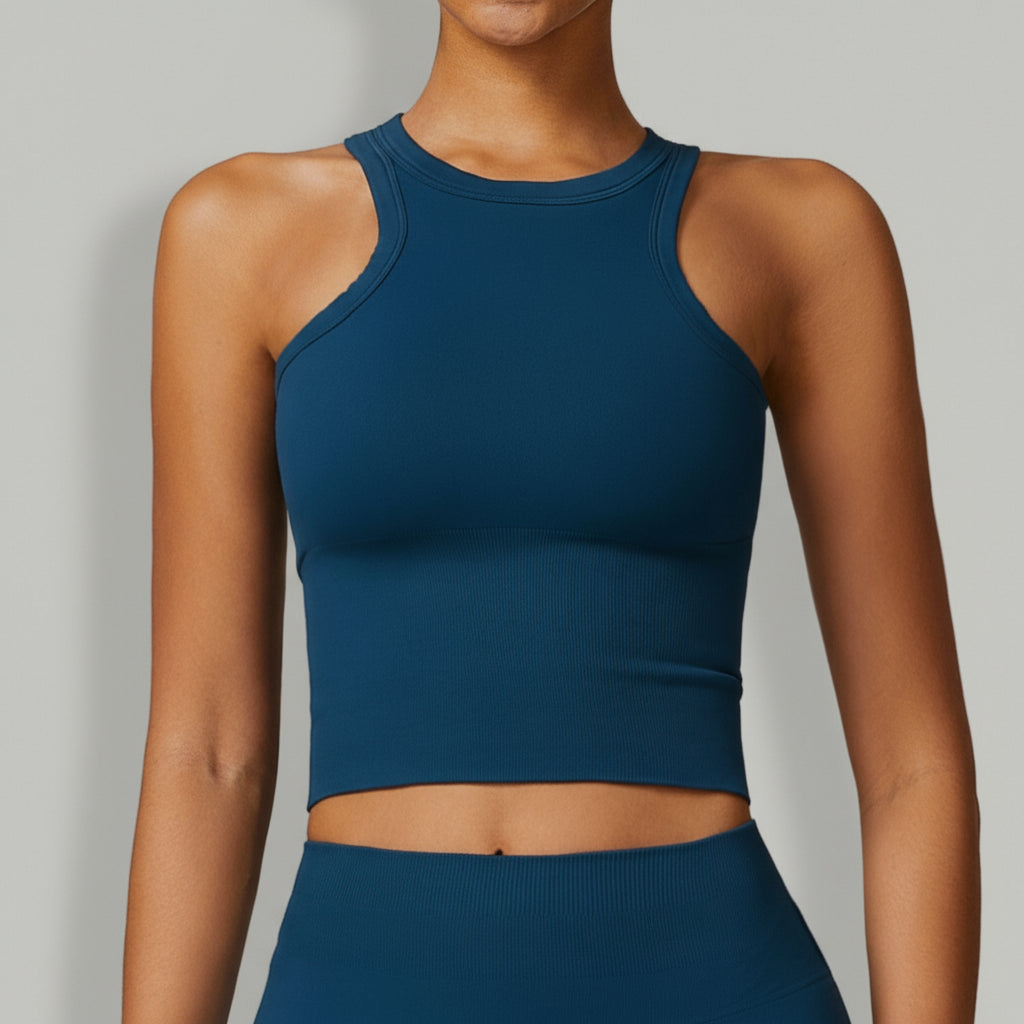 Brassière Longue Seamless à Dos Nageur