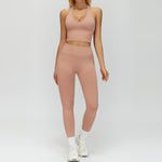 Bra + trousers vintage pink