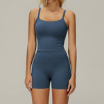 9308 vest + 9308 shorts - gray blue