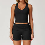 3055 Vest + 3055 Shorts - Premium Black
